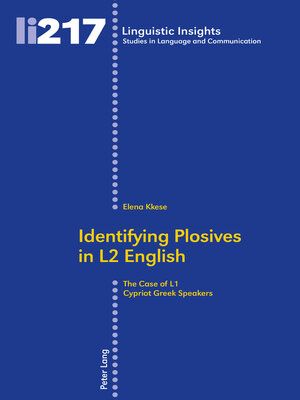 cover image of Identifying Plosives in L2 English